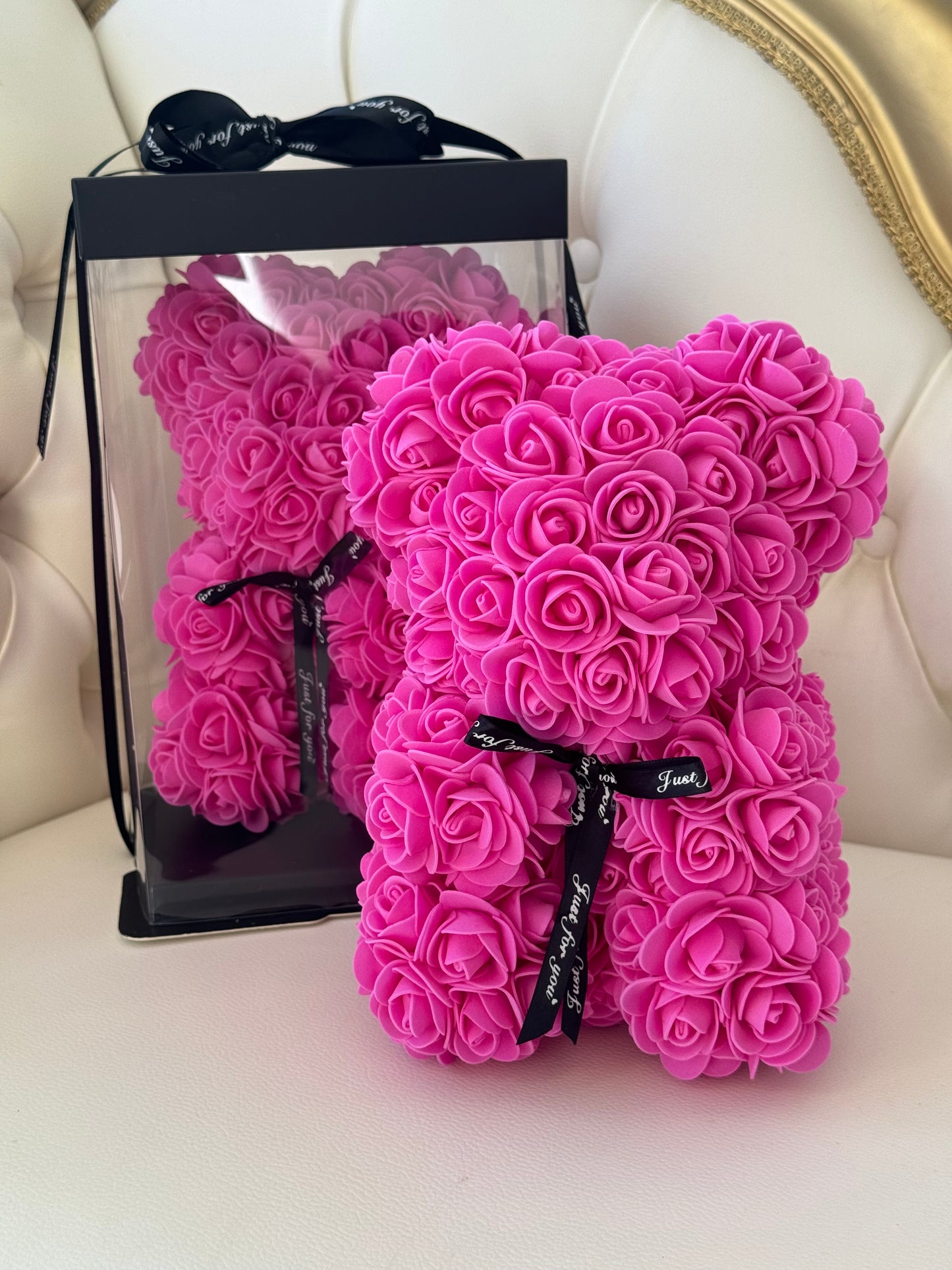 25cm Rose Teddy Bear