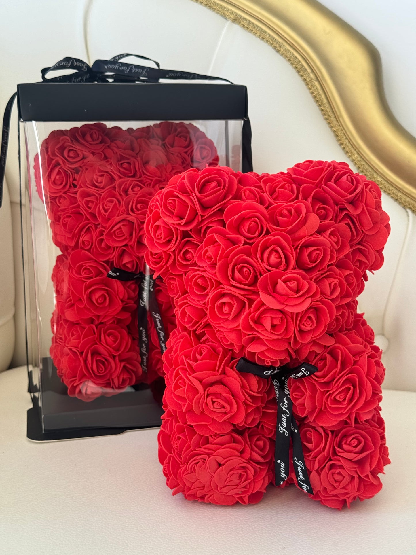 25cm Rose Teddy Bear