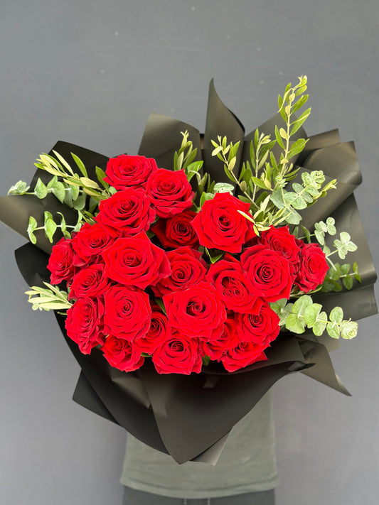 24 Premium Red Roses